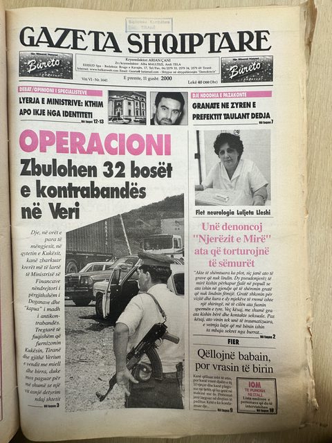 Gazeta Shqiptare 2000-08-11