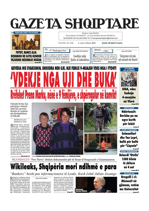 Gazeta Shqiptare 2010-12-02
