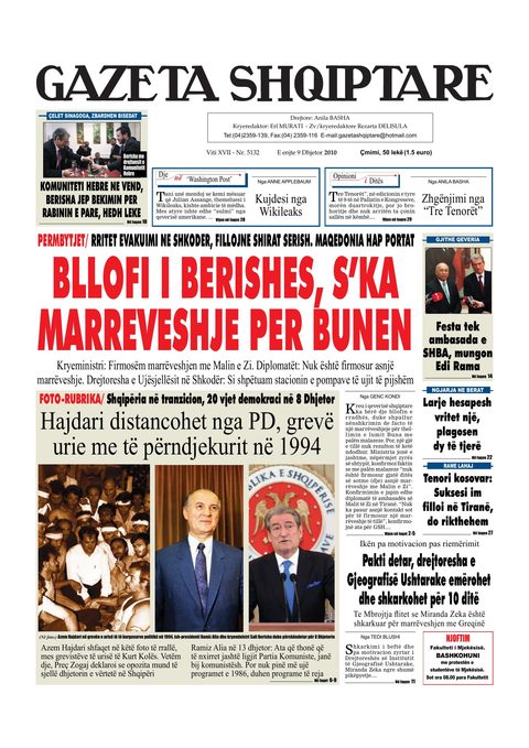 Gazeta Shqiptare 2010-12-09