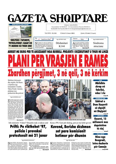 Gazeta Shqiptare 2011-01-31