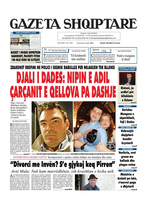 Gazeta Shqiptare 2011-01-07