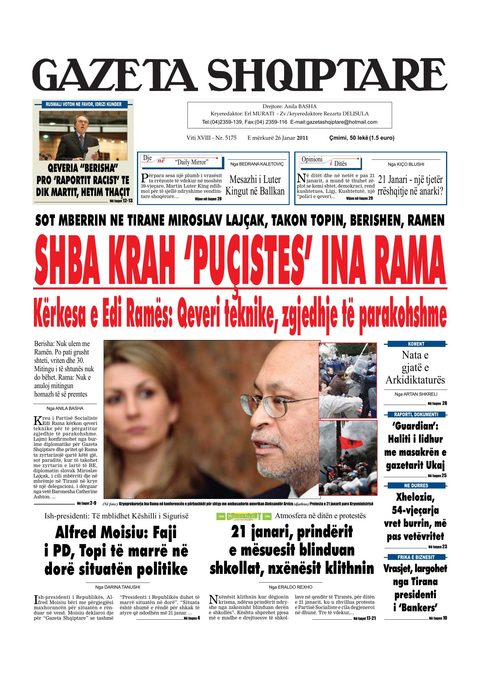Gazeta Shqiptare 2011-01-26