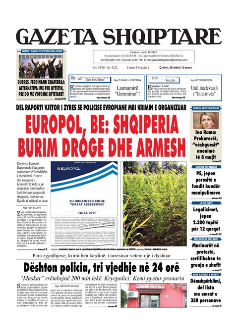 Gazeta Shqiptare 2011-05-05