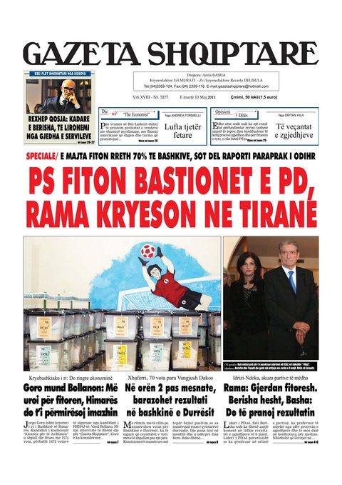Gazeta Shqiptare 2011-05-10