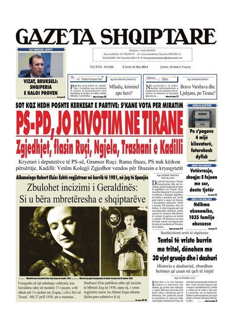 Gazeta Shqiptare 2011-05-30