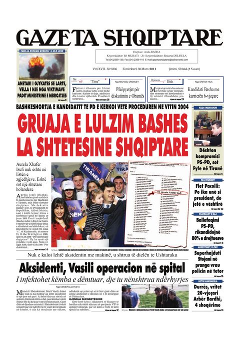 Gazeta Shqiptare 2011-03-30