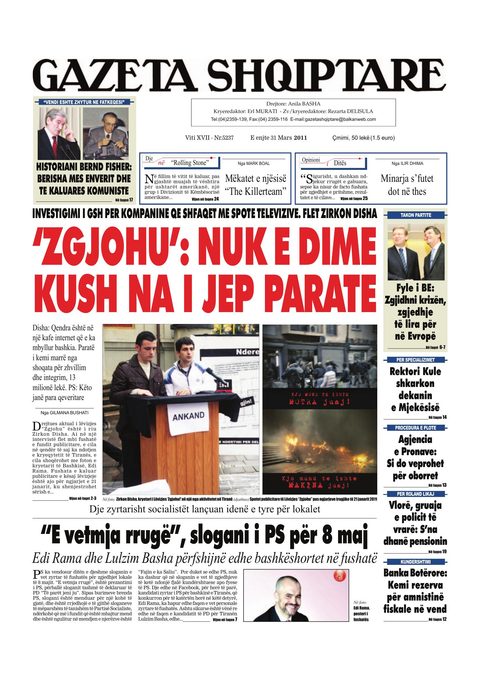 Gazeta Shqiptare 2011-03-31