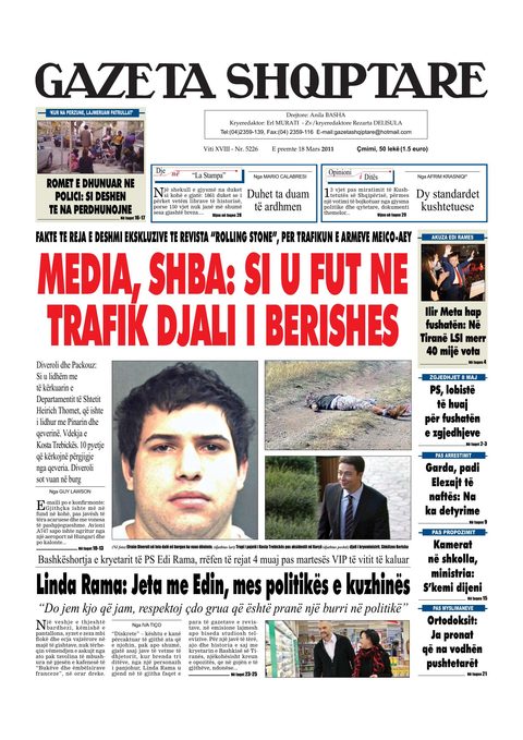 Gazeta Shqiptare 2011-03-18