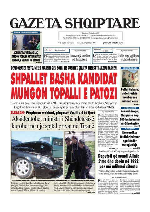 Gazeta Shqiptare 2011-03-23