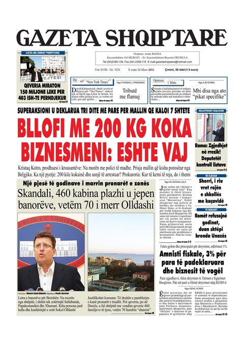 Gazeta Shqiptare 2011-03-24