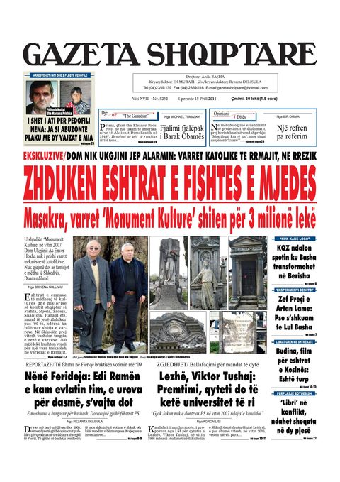 Gazeta Shqiptare 2011-04-15