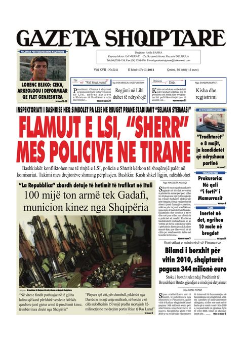 Gazeta Shqiptare 2011-04-04