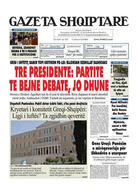Gazeta Shqiptare 2011-04-06