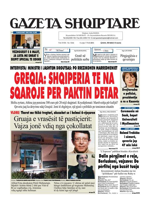 Gazeta Shqiptare 2011-04-07