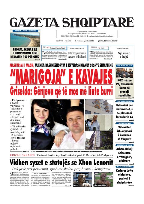 Gazeta Shqiptare 2011-06-03
