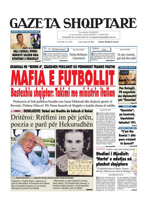 Gazeta Shqiptare 2011-06-05