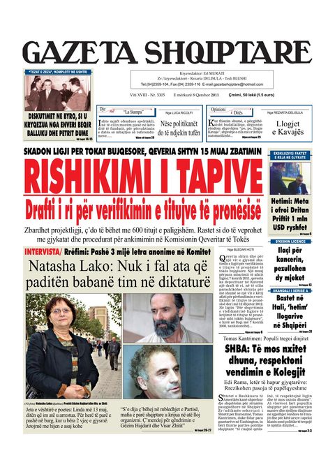 Gazeta Shqiptare 2011-06-08