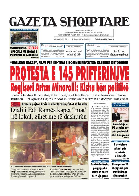 Gazeta Shqiptare 2011-06-18