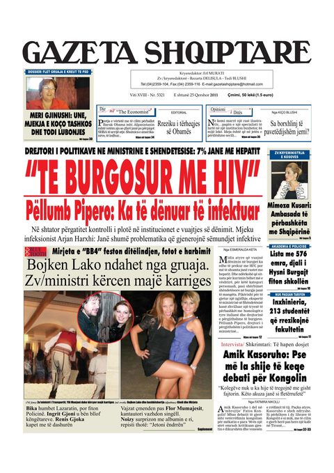 Gazeta Shqiptare 2011-06-25