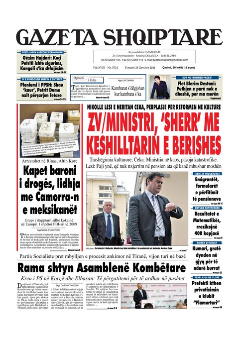 Gazeta Shqiptare 2011-06-28