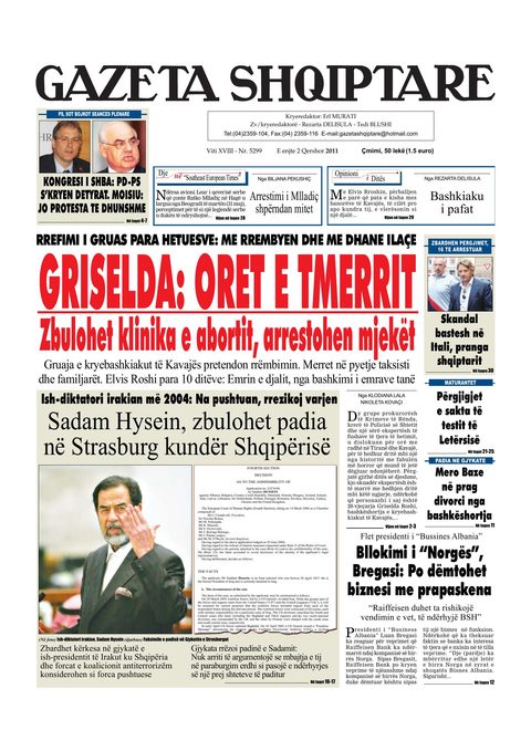 Gazeta Shqiptare 2011-06-02