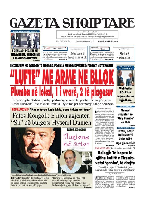 Gazeta Shqiptare 2011-06-14
