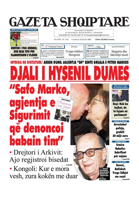 Gazeta Shqiptare 2011-06-22