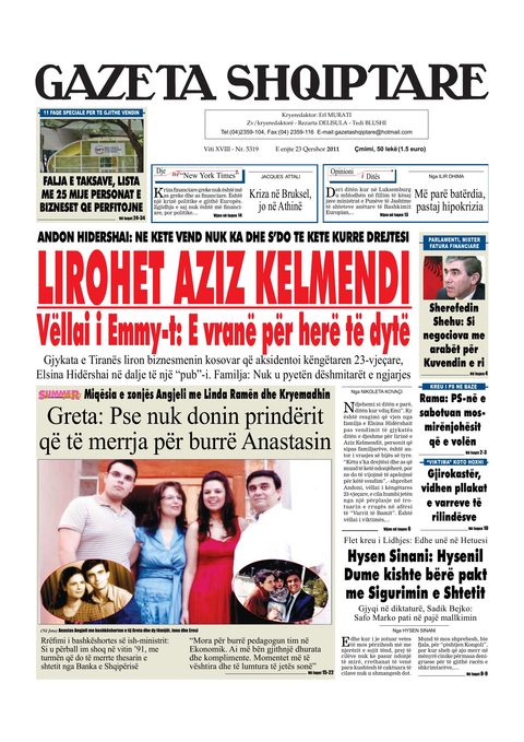 Gazeta Shqiptare 2011-06-23
