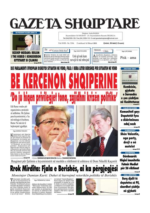 Gazeta Shqiptare 2011-02-16
