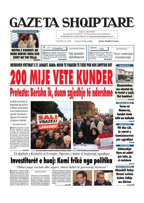 Gazeta Shqiptare 2011-02-19