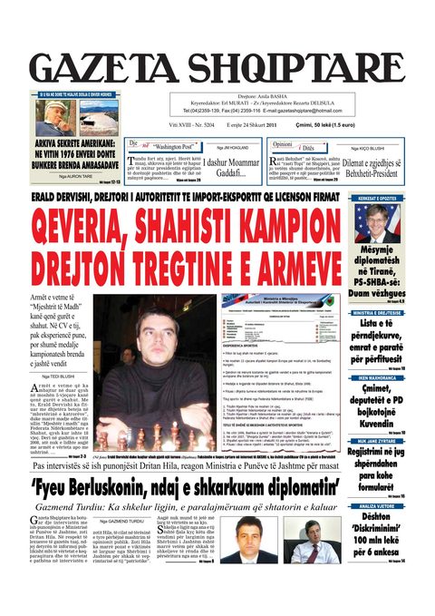 Gazeta Shqiptare 2011-02-24