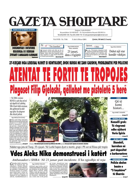 Gazeta Shqiptare 2011-02-06