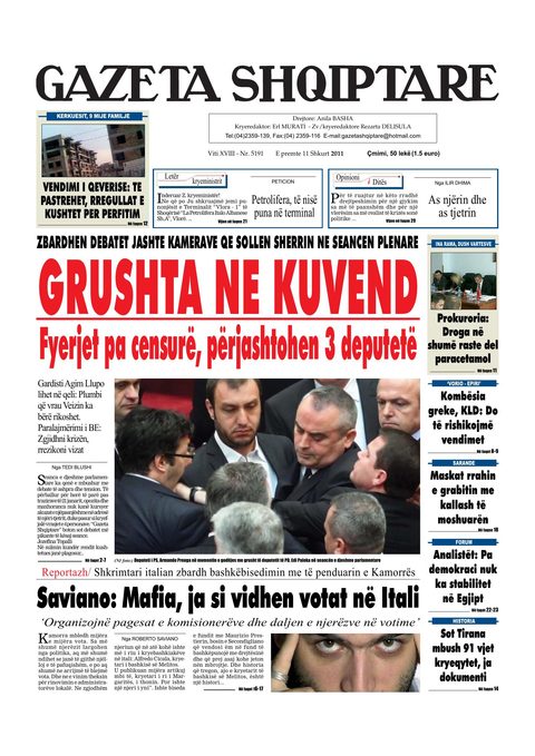Gazeta Shqiptare 2011-02-11