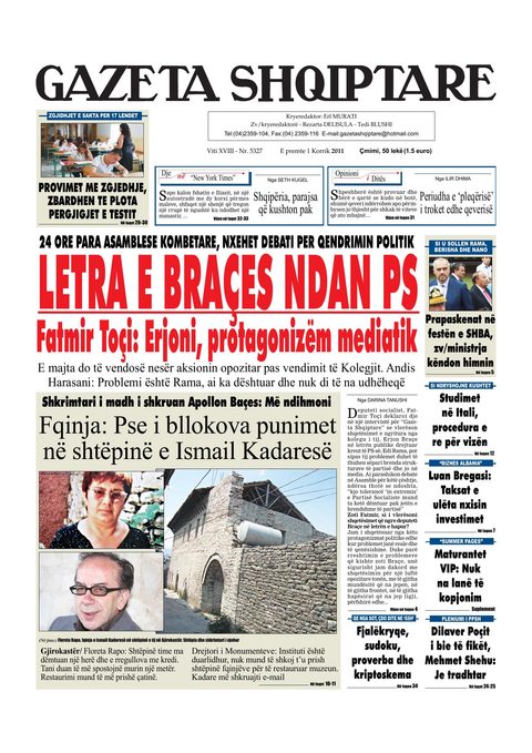 Gazeta Shqiptare 2011-07-01