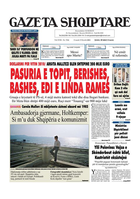 Gazeta Shqiptare 2011-07-19