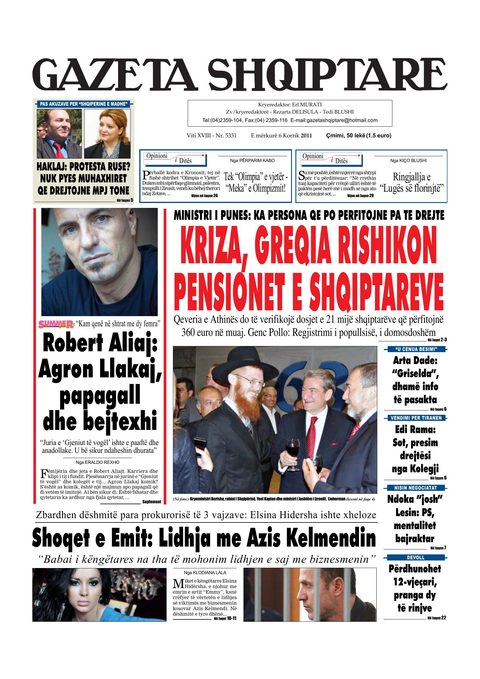 Gazeta Shqiptare 2011-07-06