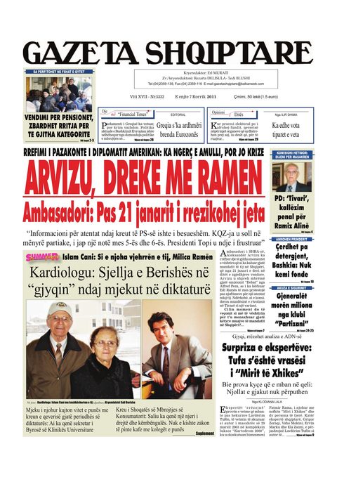 Gazeta Shqiptare 2011-07-07
