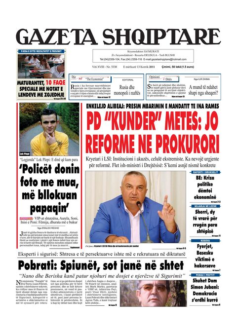 Gazeta Shqiptare 2011-07-13