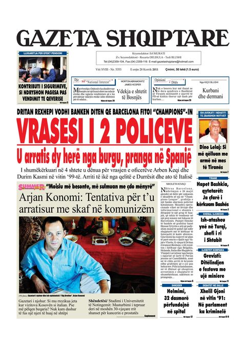 Gazeta Shqiptare 2011-07-28