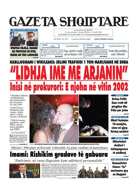 Gazeta Shqiptare 2011-09-28
