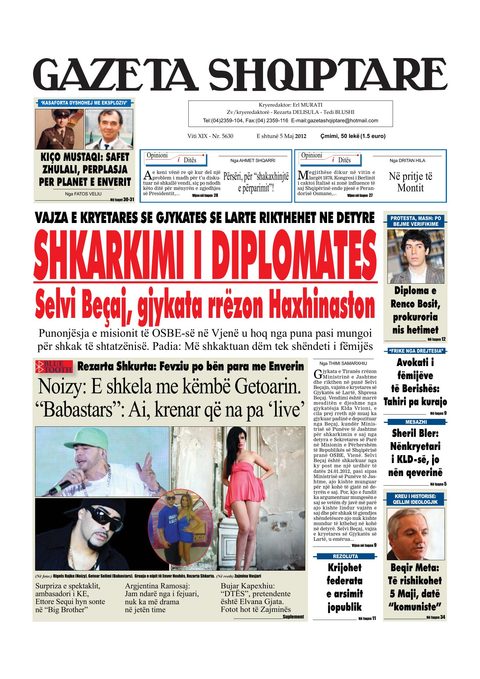 Gazeta Shqiptare 2012-05-05