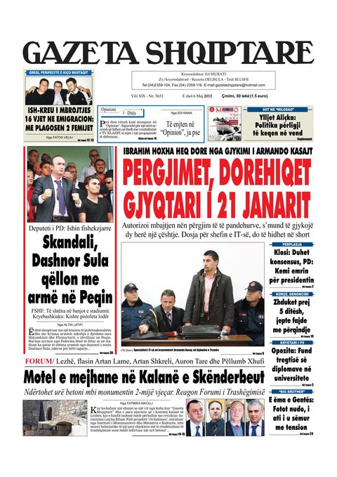 Gazeta Shqiptare 2012-05-06