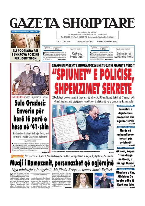 Gazeta Shqiptare 2012-07-23