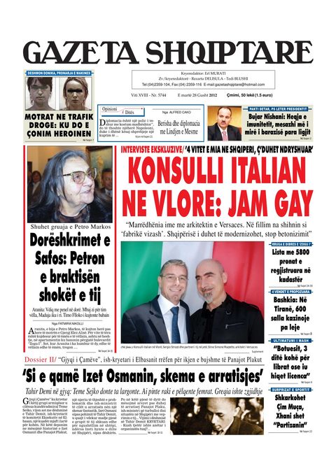 Gazeta Shqiptare 2012-08-28