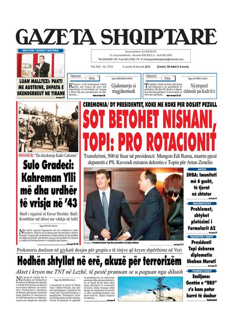 Gazeta Shqiptare 2012-07-24
