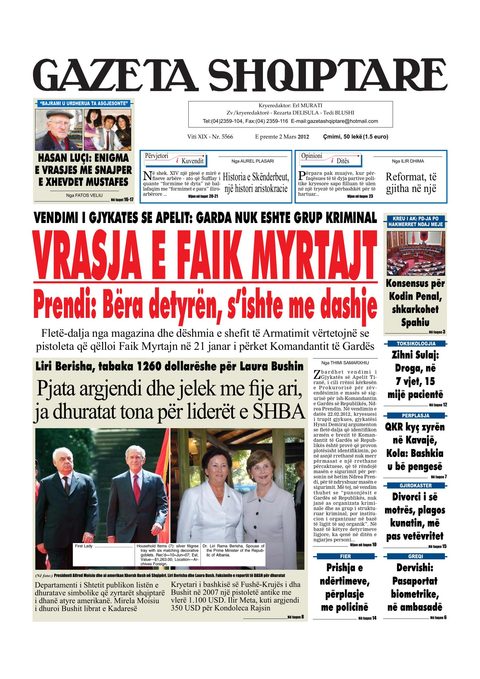 Gazeta Shqiptare 2013-03-02