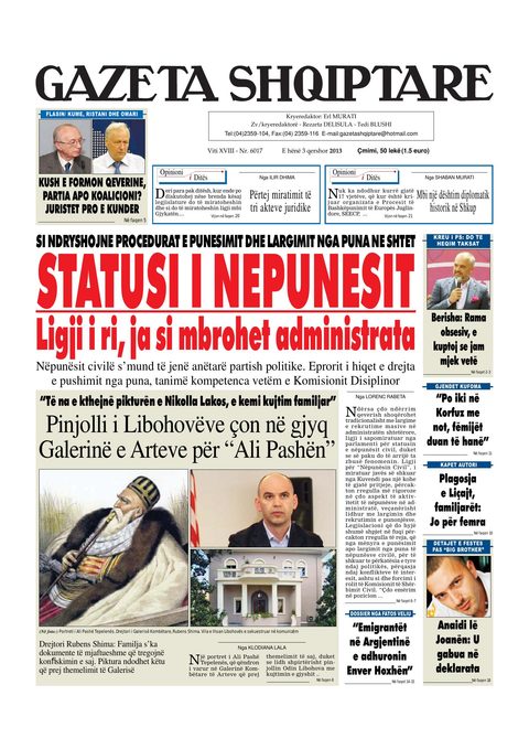 Gazeta Shqiptare 2013-06-03