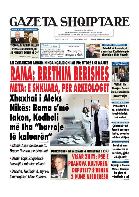 Gazeta Shqiptare 2013-04-04