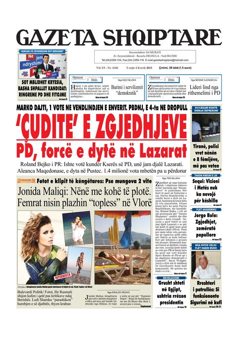 Gazeta Shqiptare 2013-07-04