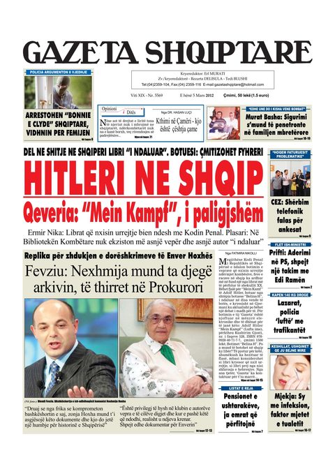 Gazeta Shqiptare 2013-03-05